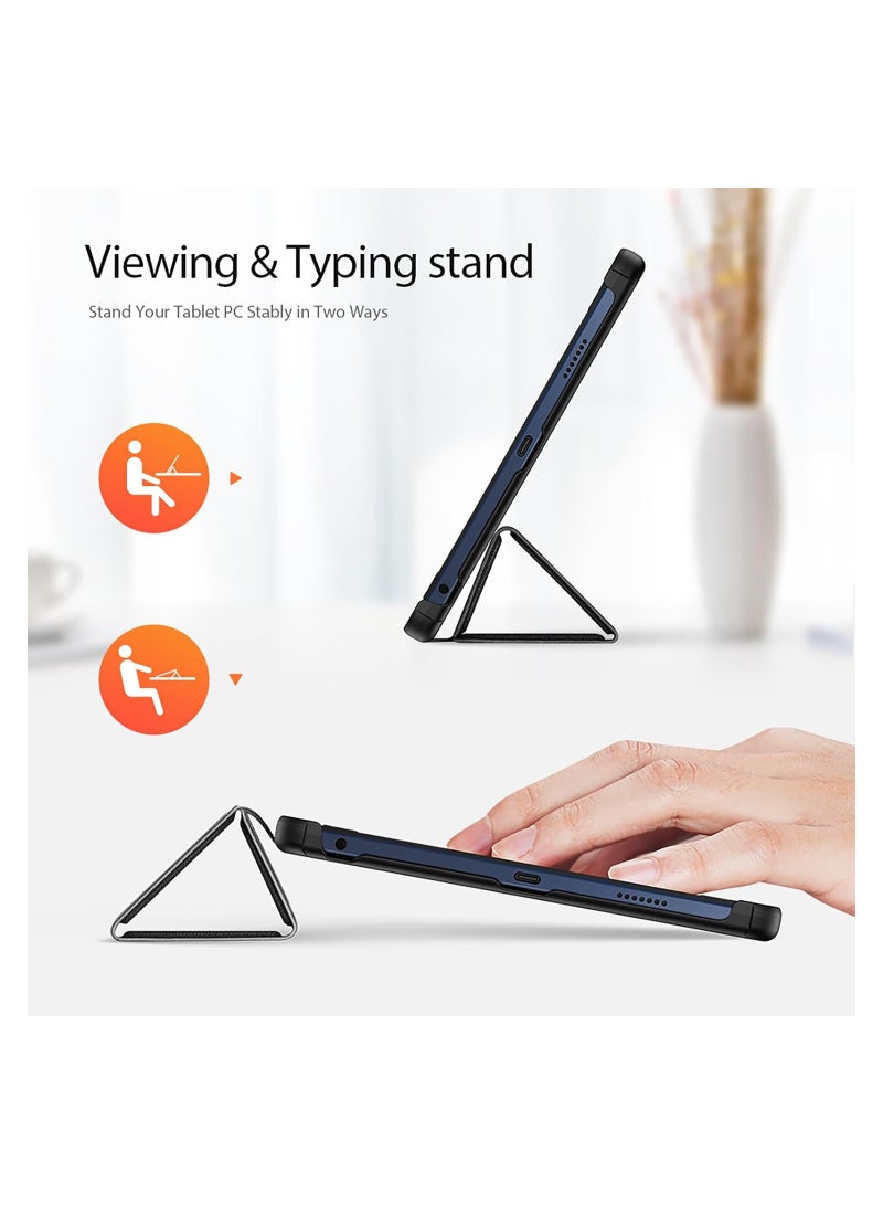 Lenovo Tab M10 5G 10.6 Inch (2023), Ultra-thin and Lightweight Vertical Protective Case, PC+PU Material Protective Case for Tab M10 - Image 4